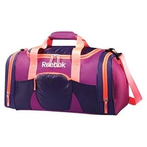 Reebok Slim Duffle Gym Bag Purple